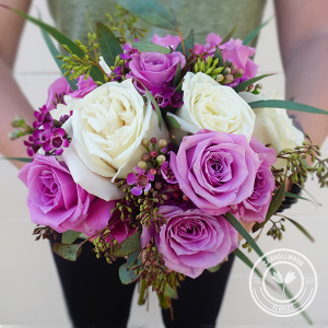 Purple Handheld Bouquet
